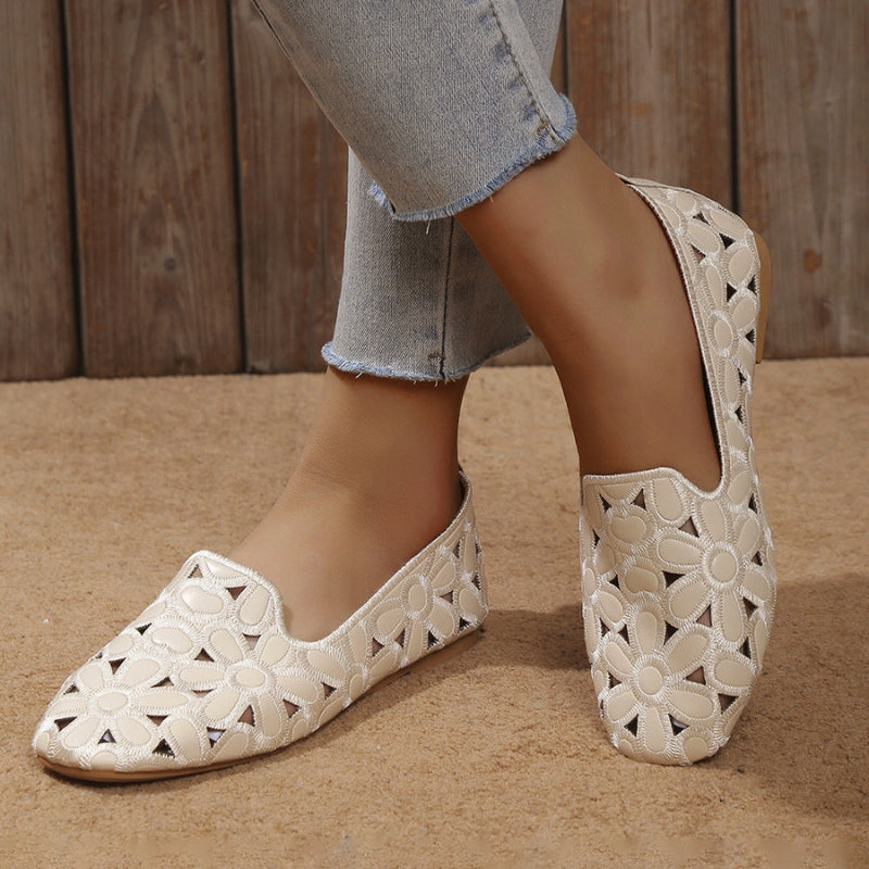 Talia - Mocassini con punta tonda e design slip on