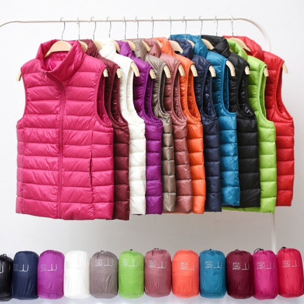 Natasha – Elegant cardigan with front zipper and secure pockets