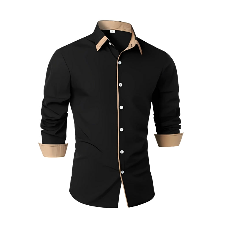Carter – Classic shirt with long sleeves and button details