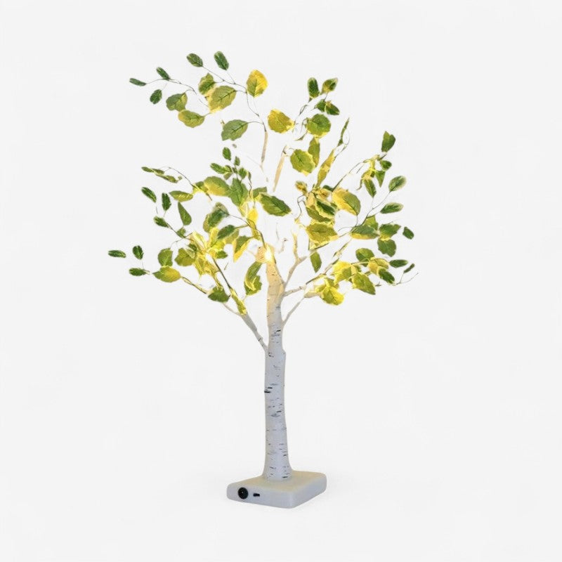 GlowTree – Lampa stołowa LED z ładowaniem i designem w kształcie drzewa