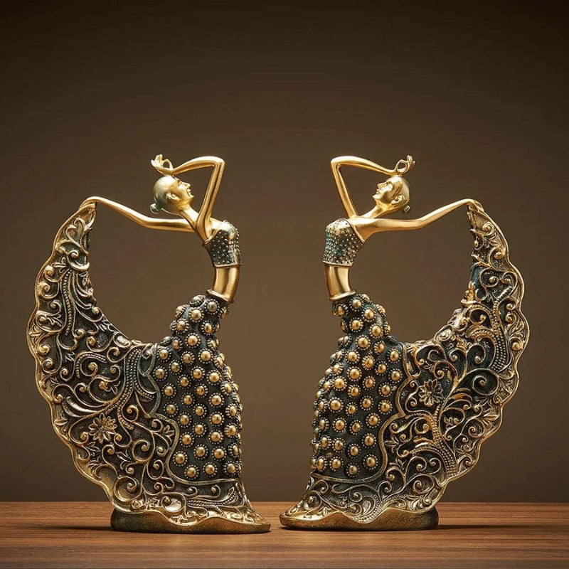 DanceAura – Statuetă de fată dansatoare pentru expunere decorativă