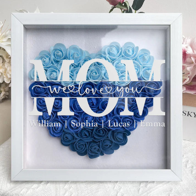 Regalo per la Festa della Mamma | Scatola di Fiori Ispirata al Cuore