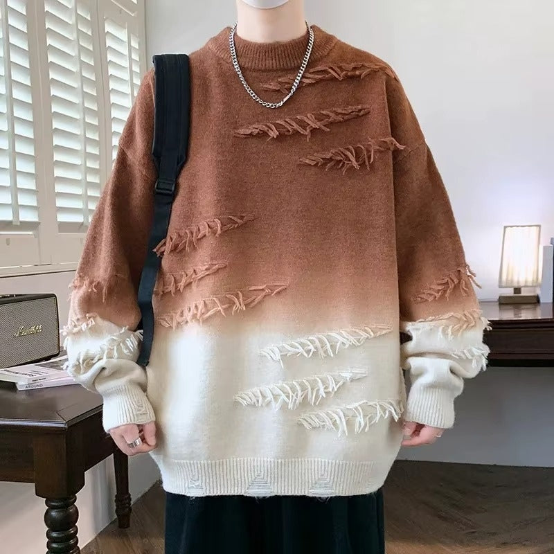 Mark - Pull oversize à manches longues avec col rond