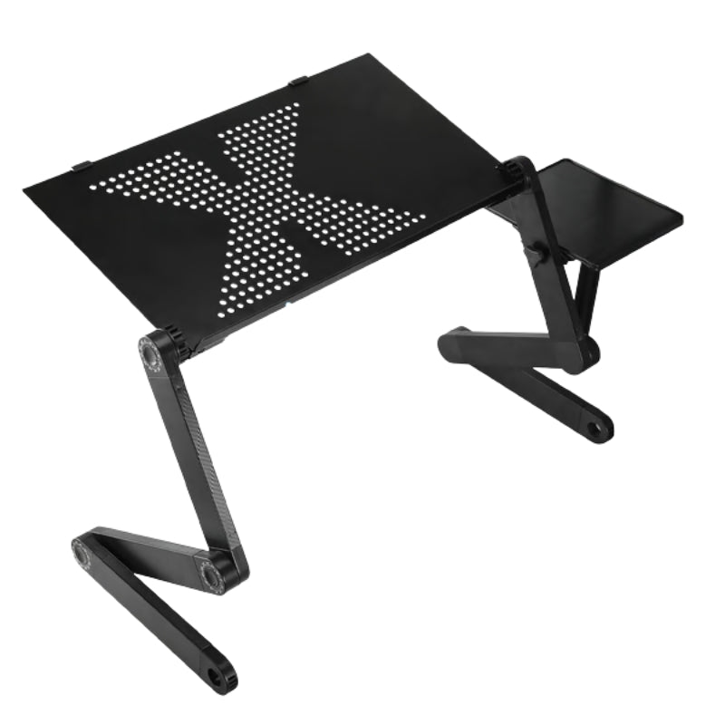 StandMate – Regulowana ergonomiczna podstawka pod laptopa z wbudowaną podkładką pod mysz i obrotem 360°