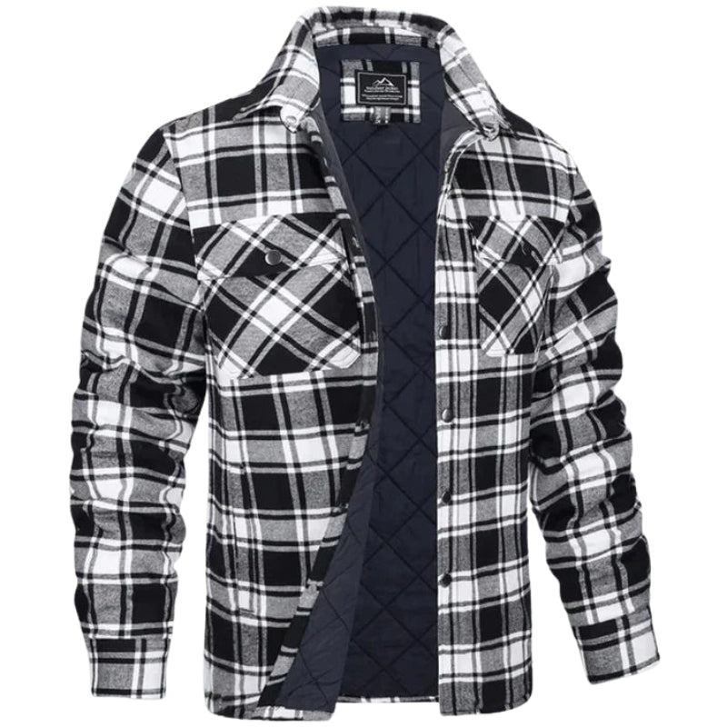 Rowan – Camicia Giacca a Quadri con Colletto e Tasche