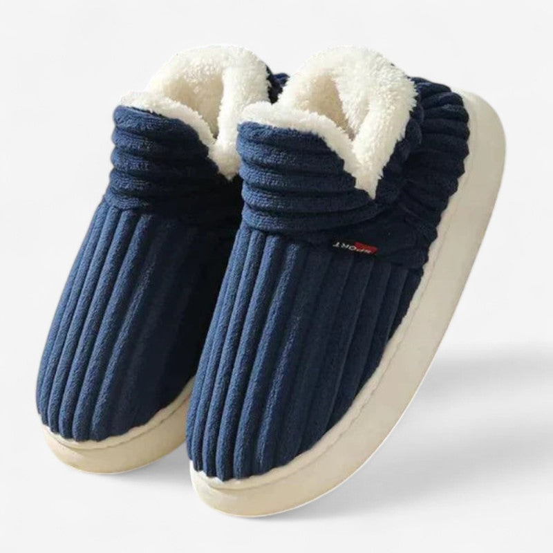 Jessica – Slip-On Slippers with Round Toe for Easy Wearing
