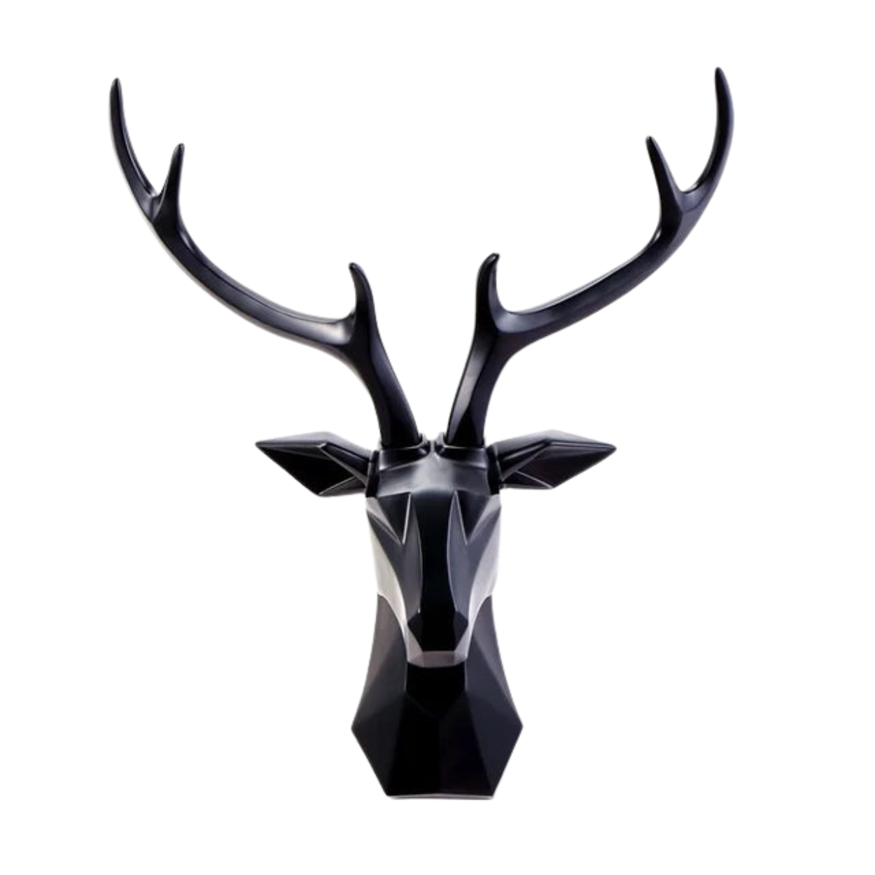 StagCrest - Scultura da parete con design 3D a testa di cervo e presenza scenica sul muro