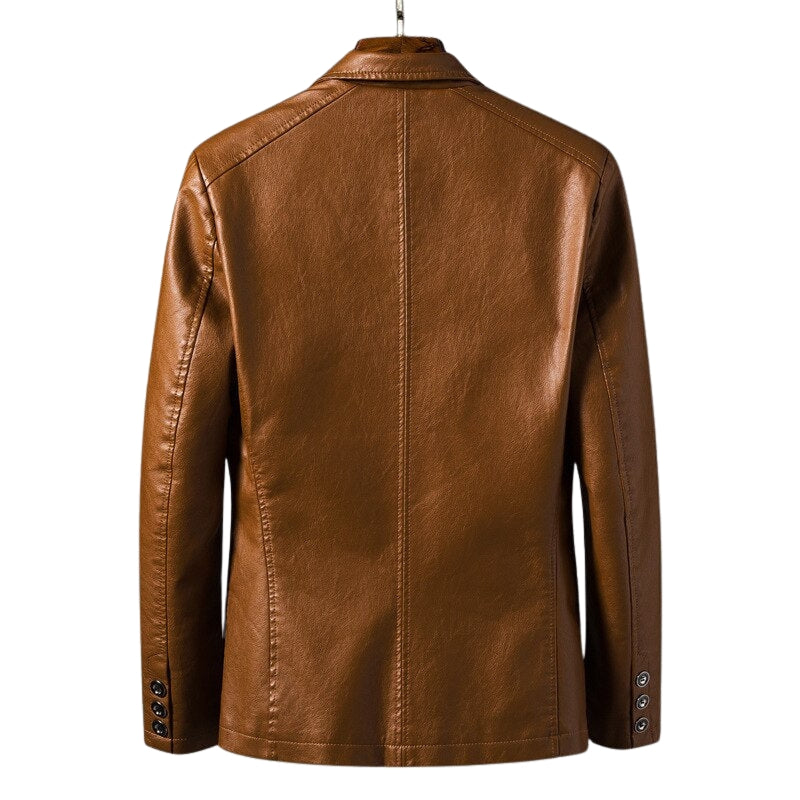 Mark - Long sleeve jacket with multiple pockets and button closure at the front