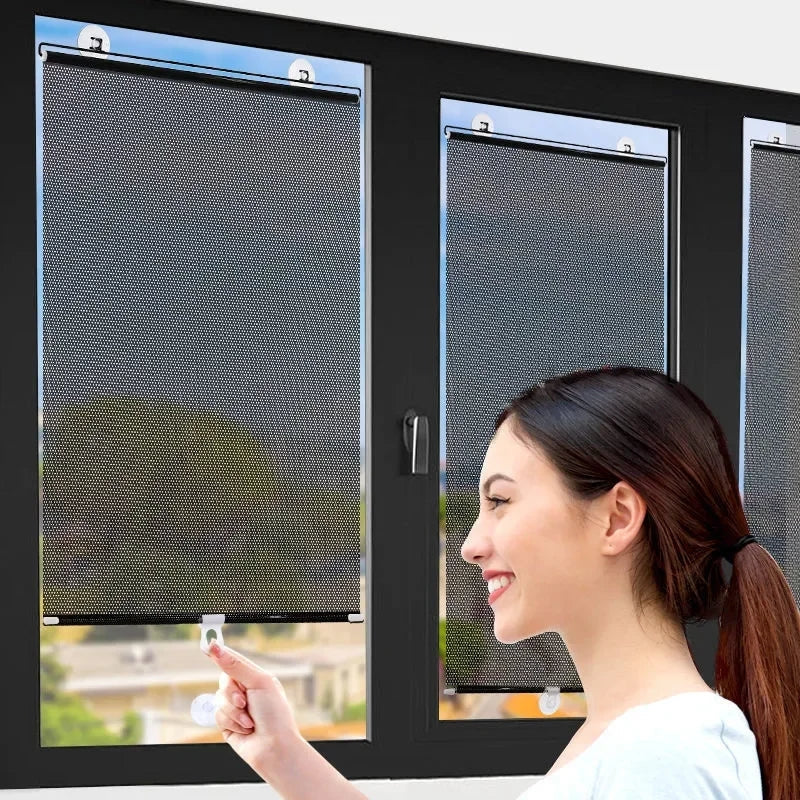 ShadeGuard - Stores solaires à ventouse pour rafraîchissement intérieur et couverture facile des fenêtres