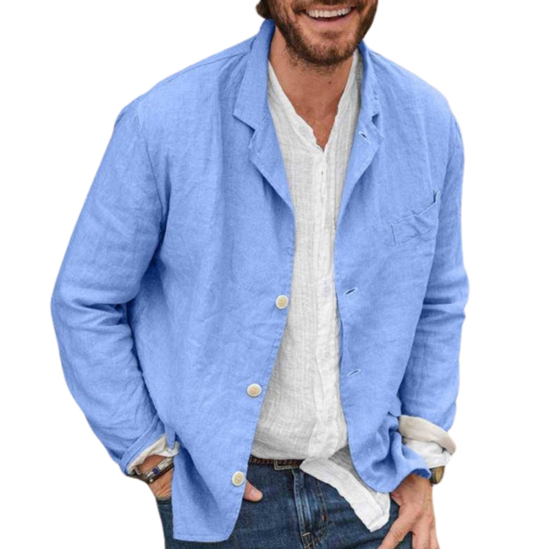 James – Manteau Homme Moderne avec Col Raffiné et Boutonnage