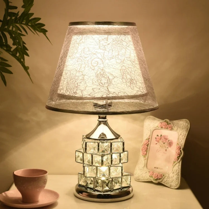 LumaGlow – Crystal LED table lamp for home décor