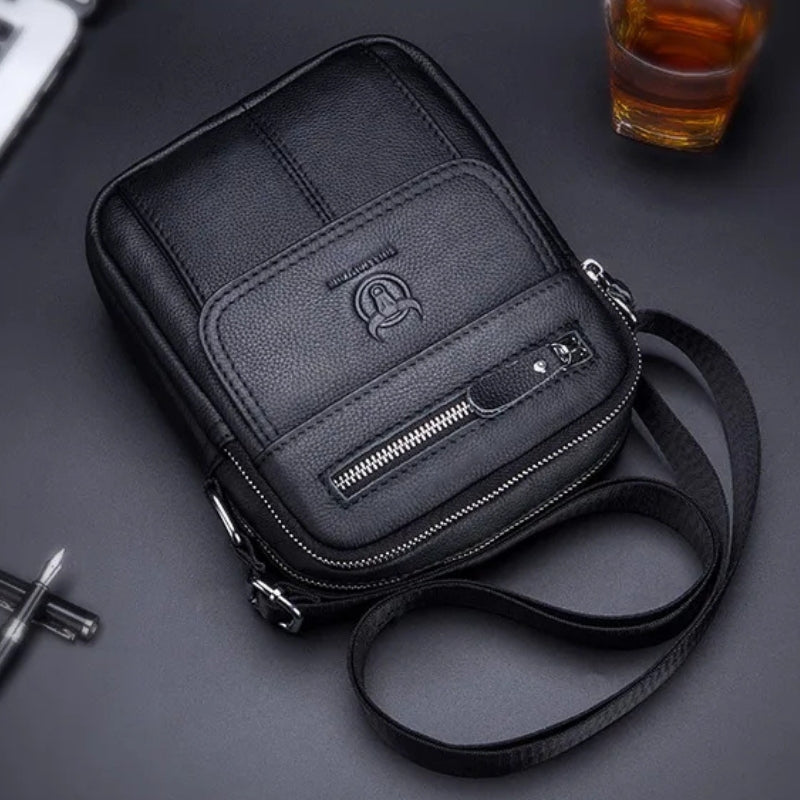 Tristan – Sac bandoulière avec sangles réglables et plusieurs poches zippées