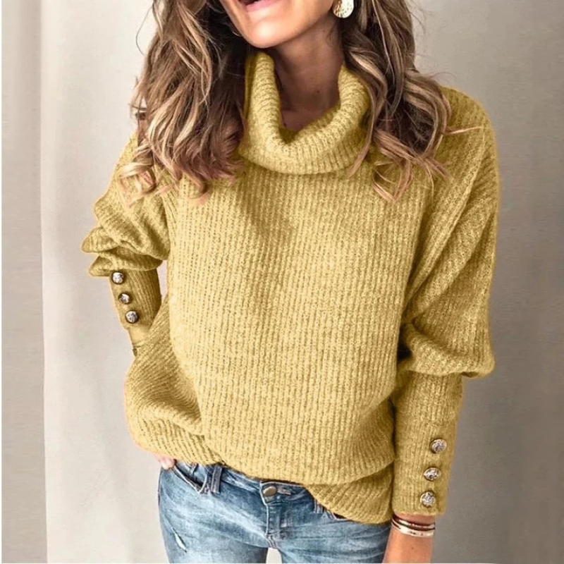 Women's Long Sleeve Turtleneck Sweater