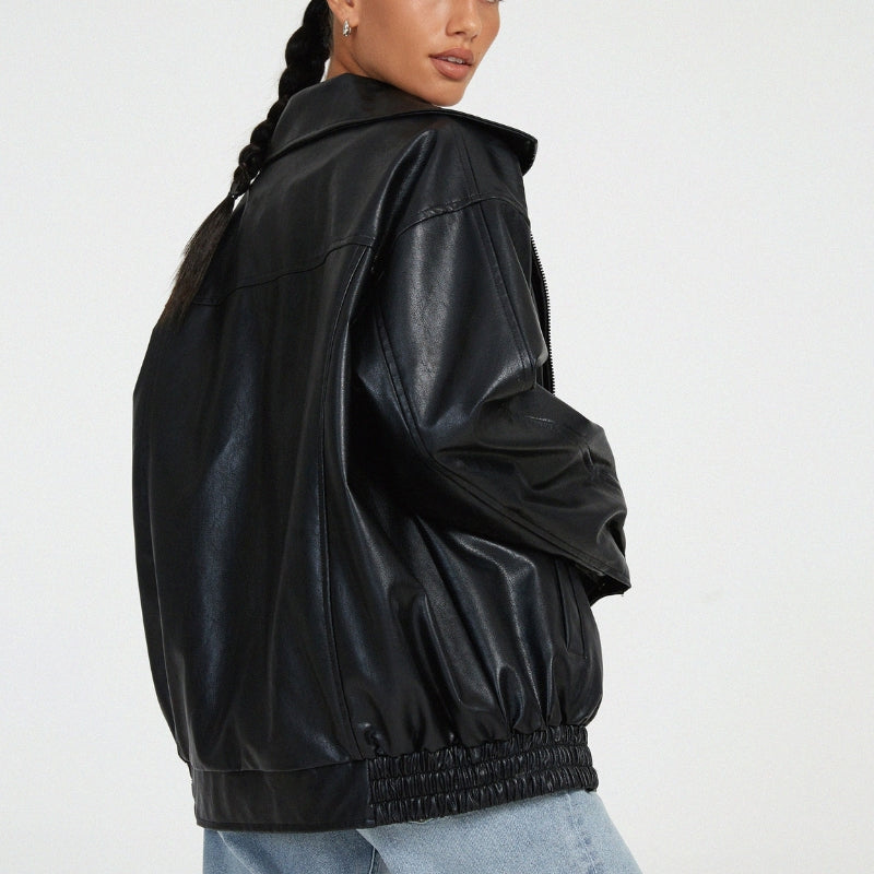 Veste décontractée zippée pour femme, à porter au quotidien