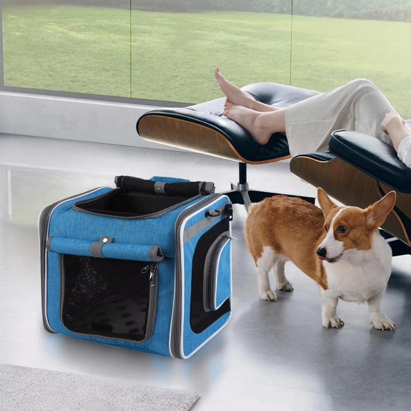 TravelBuddy – Borsa per Animali con Ventilazione Regolabile e Più Cerniere