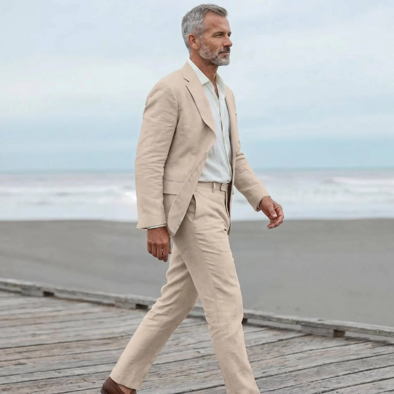 Men's 2 Piece Blazer Suit Set