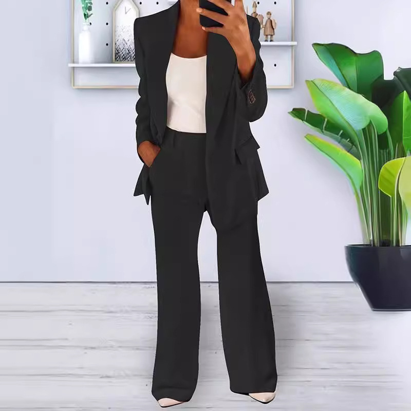 Completo Donna con Blazer Monopetto e Pantaloni Coordinati