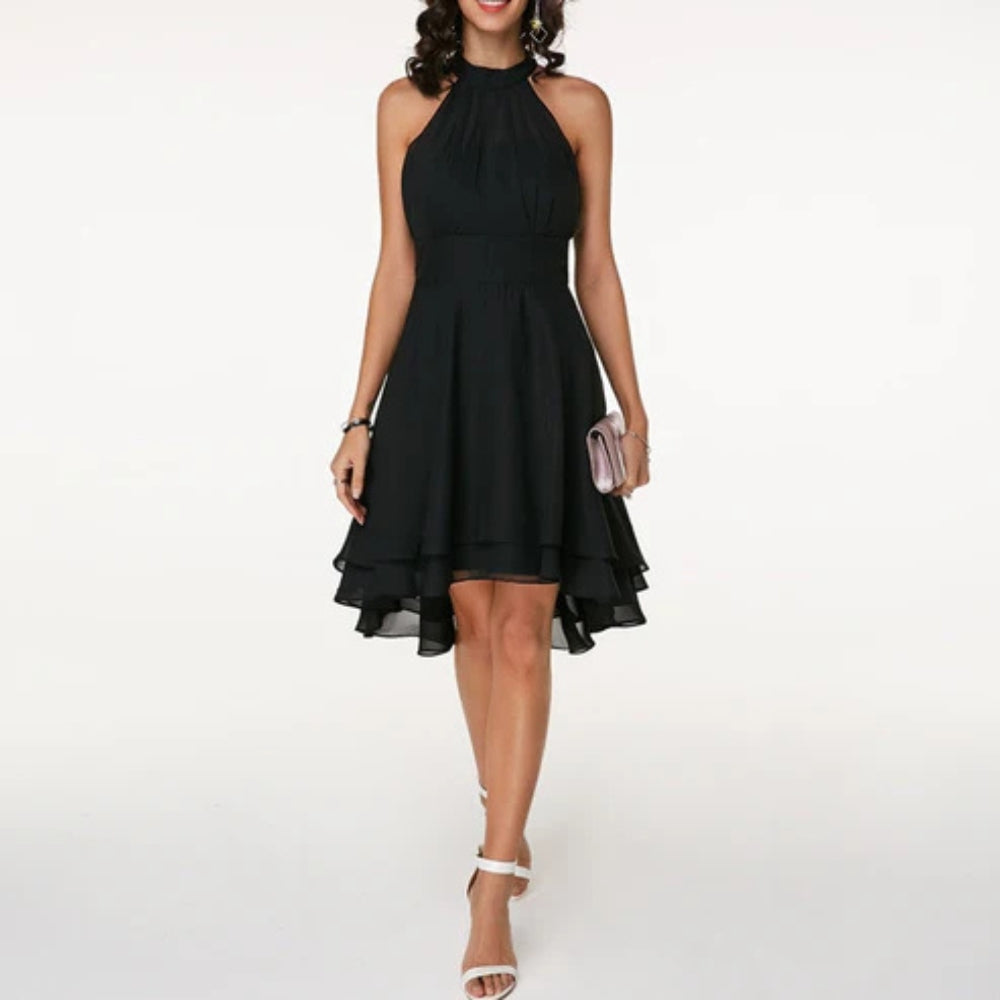 Julia – Robe élégante fluide avec encolure dos nu et coupe confortable