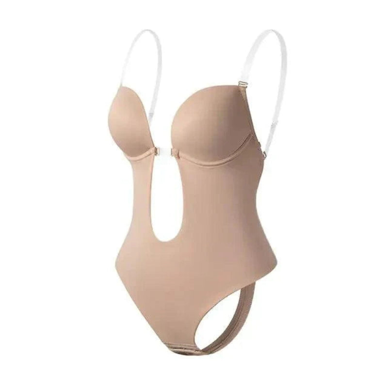 Luna – Stylish bodysuit with deep neckline and adjustable straps