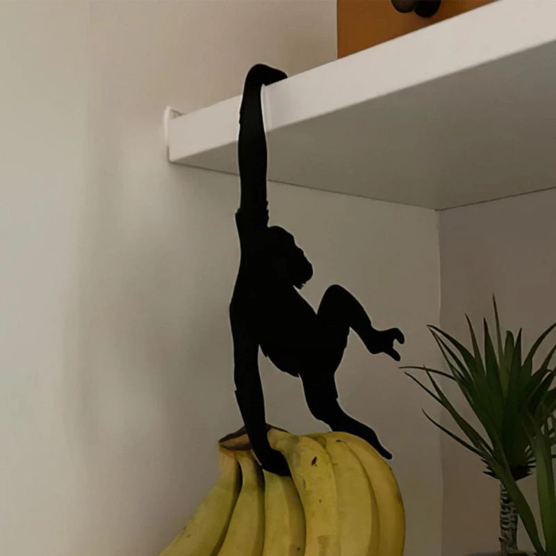 MonkeyGrip - Zabawny uchwyt na banany w kształcie małpy do kuchni