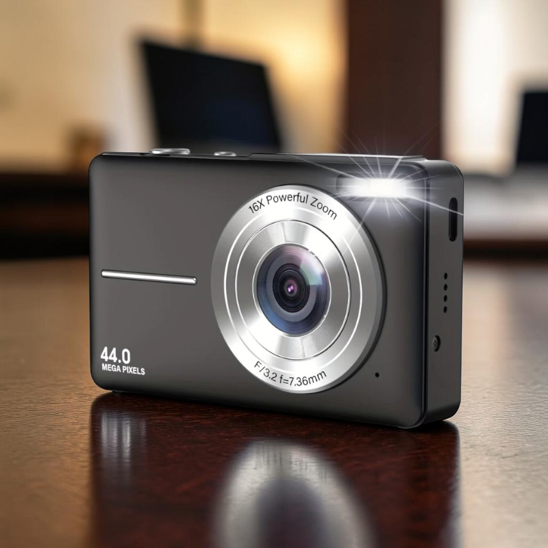 Pixora – Digitální fotoaparát s rozlišením 44 MP a 16× zoomem