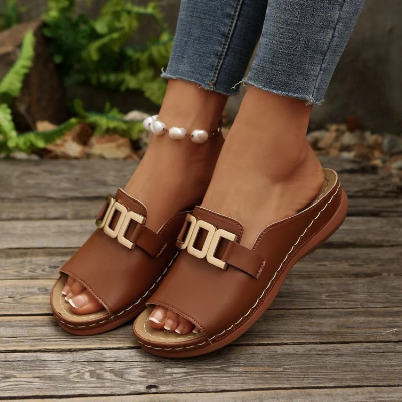Women’s Slip-On Wedge Heel Sandals