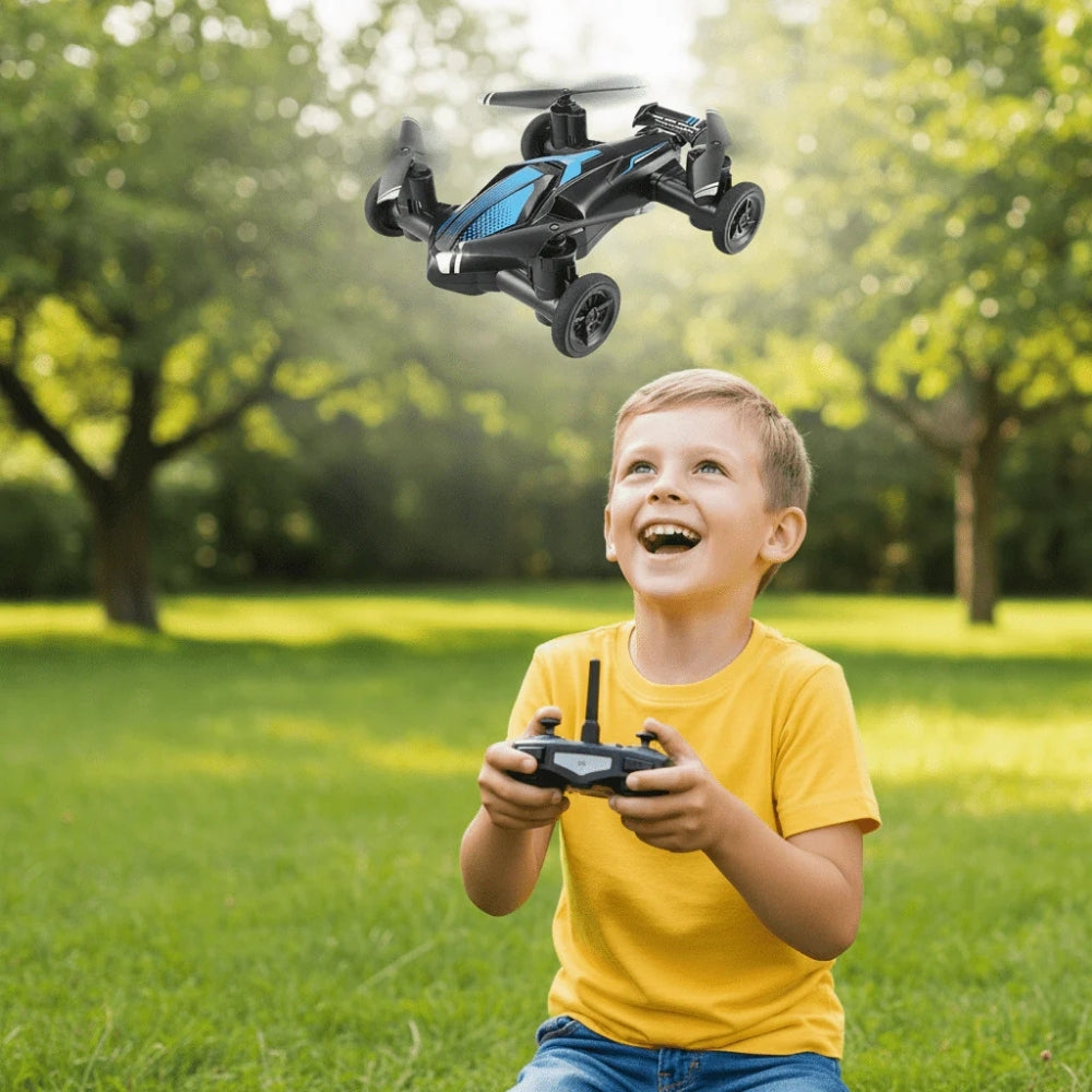 SkyRacer – 2-in-1 op afstand bestuurbaar vliegend en rijdend voertuig