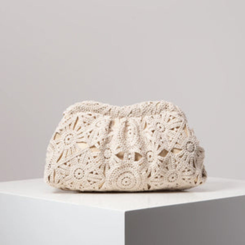 Danique – Handbag with Decorative Pattern and Buckle Closure