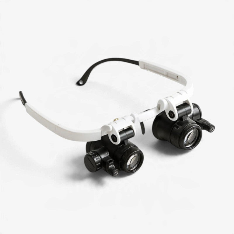 Magnivue - Óculos de aumento com luz LED e lentes intercambiáveis