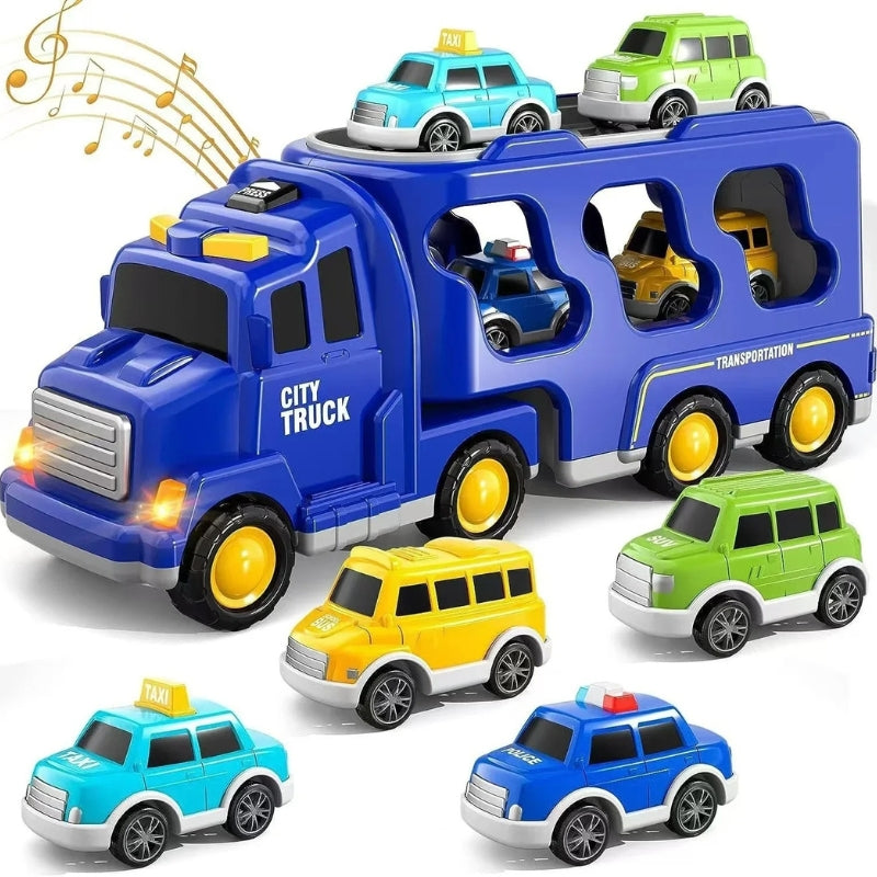 DriveScape – Ensemble de jeu de voitures classique avec véhicules urbains et fonctions sonores