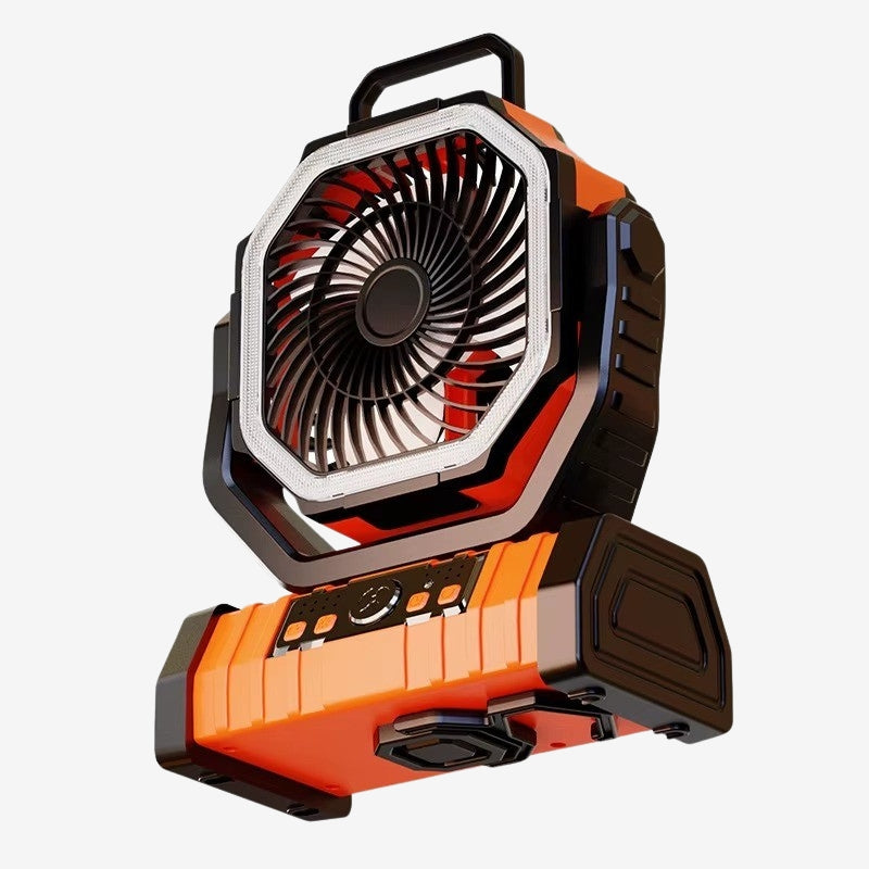 BreezeHub – Wentylator 3 w 1 z powerbankiem i światłem LED