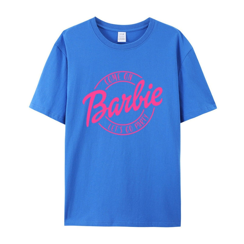Bella - Klasyczny T-shirt z krótkimi rękawami, nadrukiem graficznym i okrągłym dekoltem