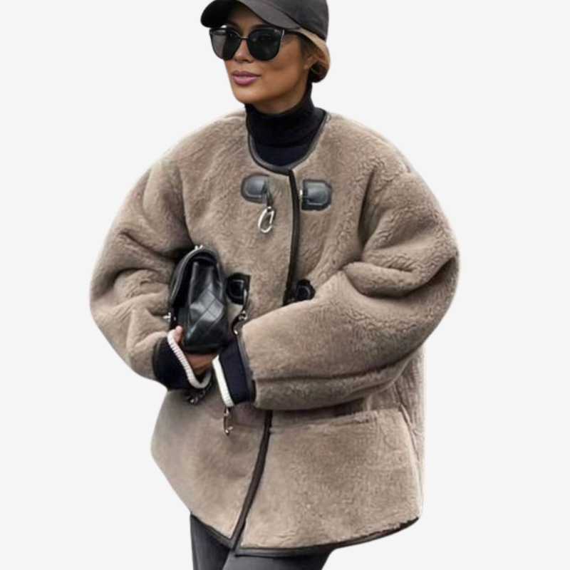 Mackenzie - Manteau à manches longues avec fermeture à boucle