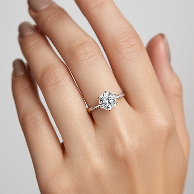 Mother’s Day Gift | Ring with Diamond-Inspired Design