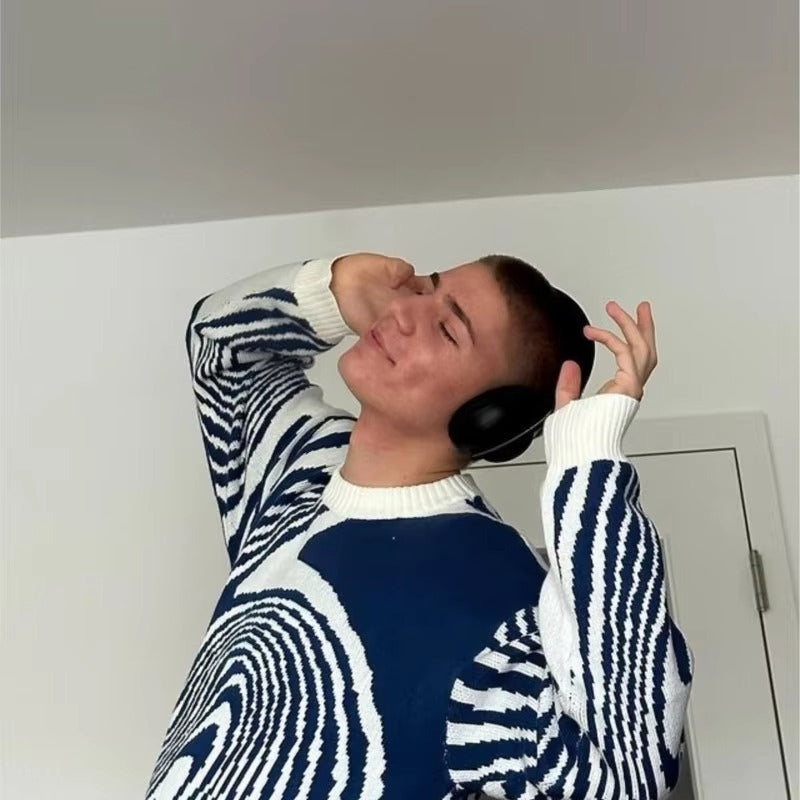 CozyKnit – Trui met Lange Mouwen Ronde Hals en Geribde Details