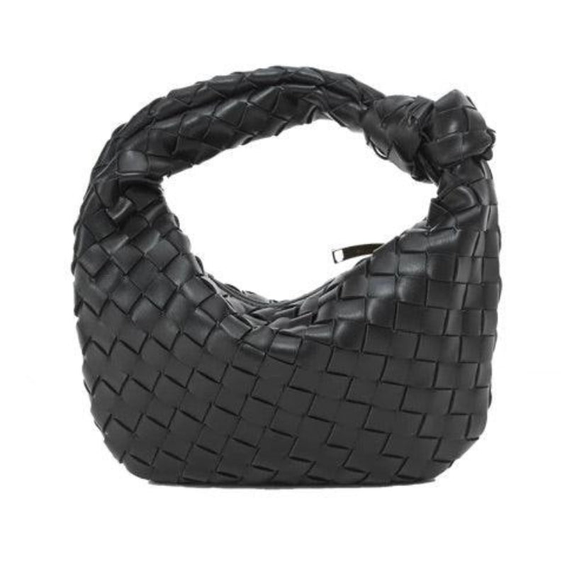 Mackenzie - Modern handbag with knotted handle and zipper