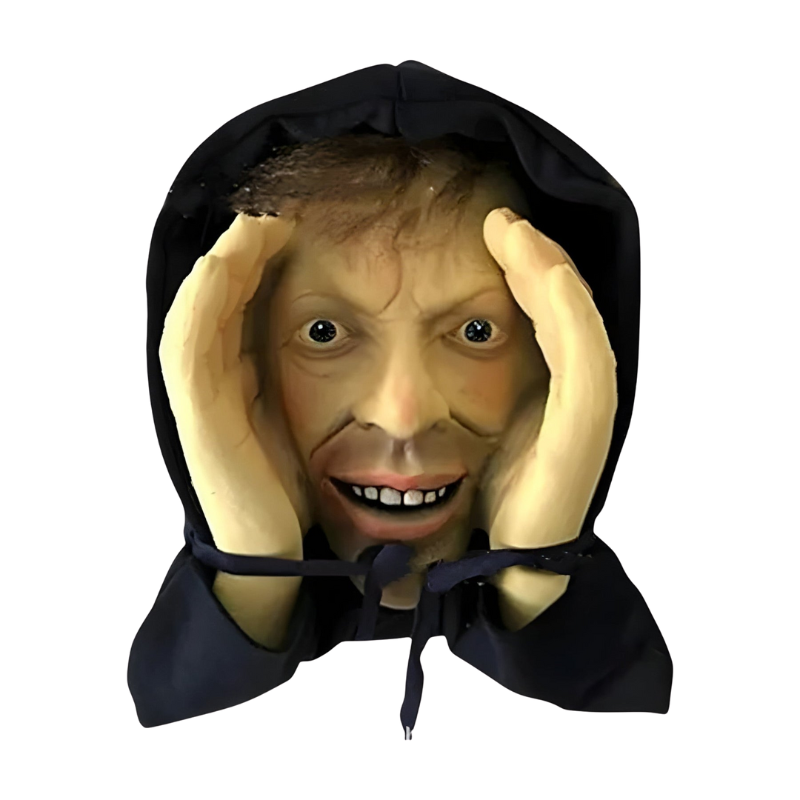 William – Masque de clown suspendu pour décoration de fête ou murale
