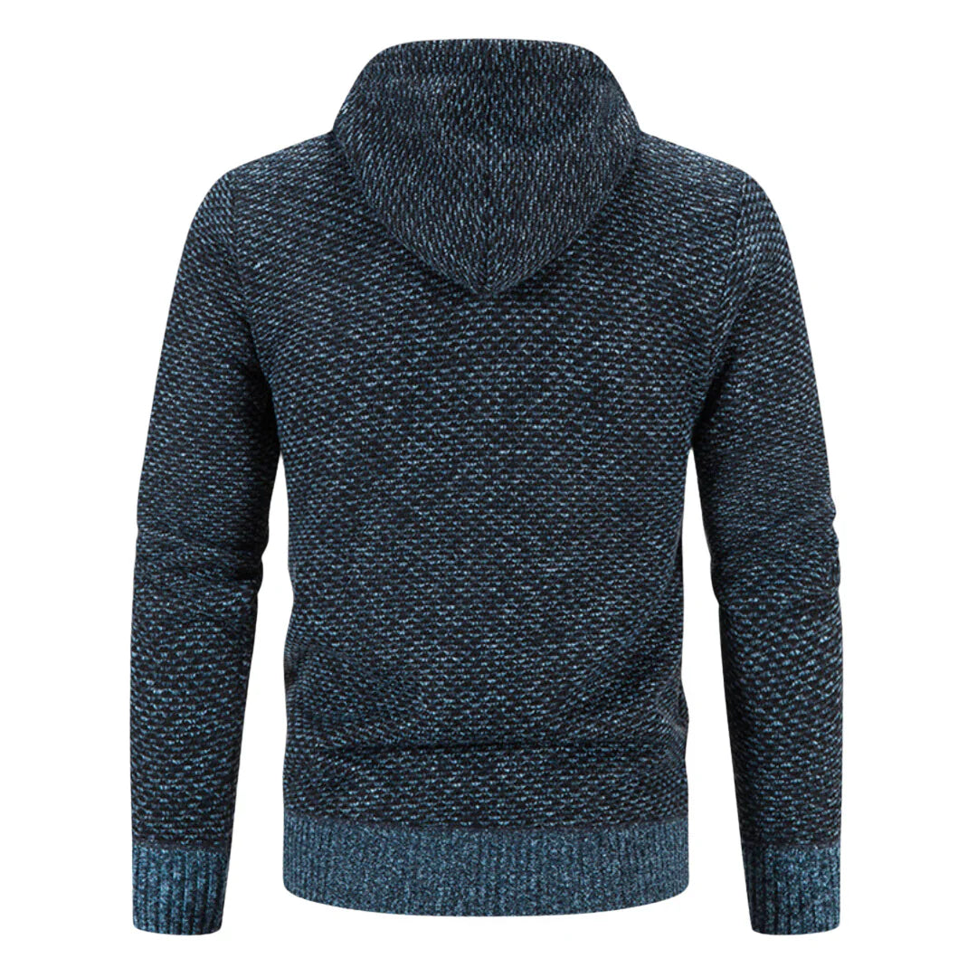 Beron - Warm long-sleeve jacket with hood and pockets
