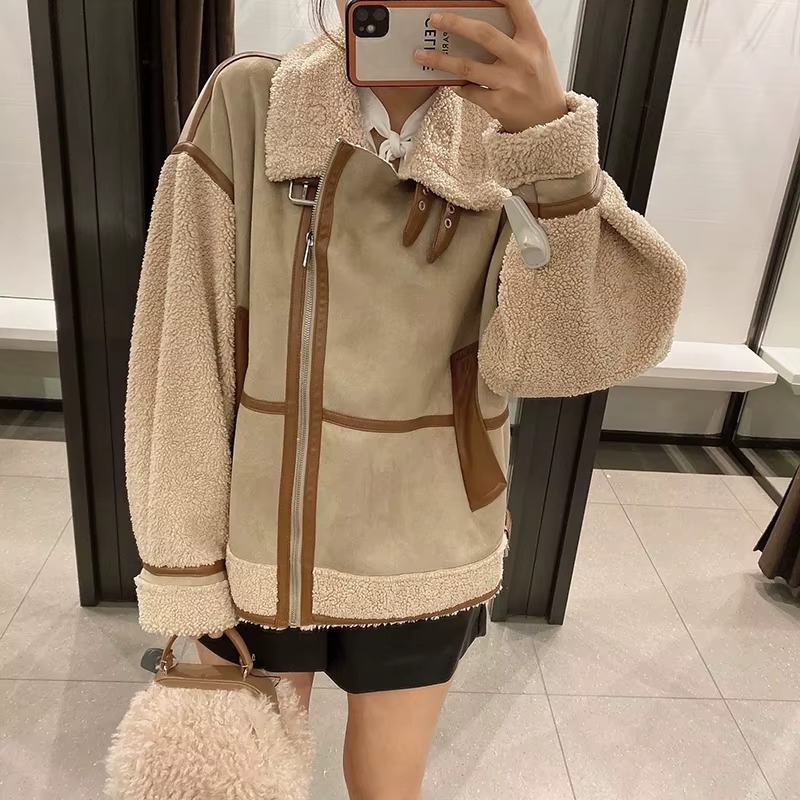Elena - Long Sleeve Jacket with Zip Closure