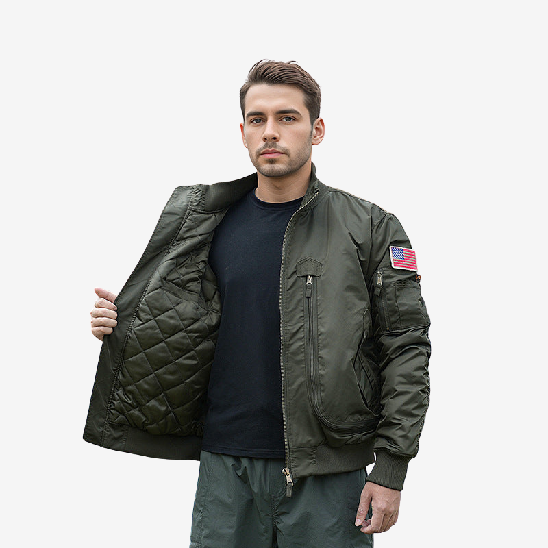 Robert - Long Sleeve Jacket with Zip Closure