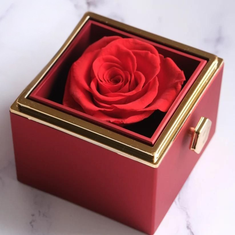 Mother’s Day Gift | Eternal Rose Box with Cuddle Necklace