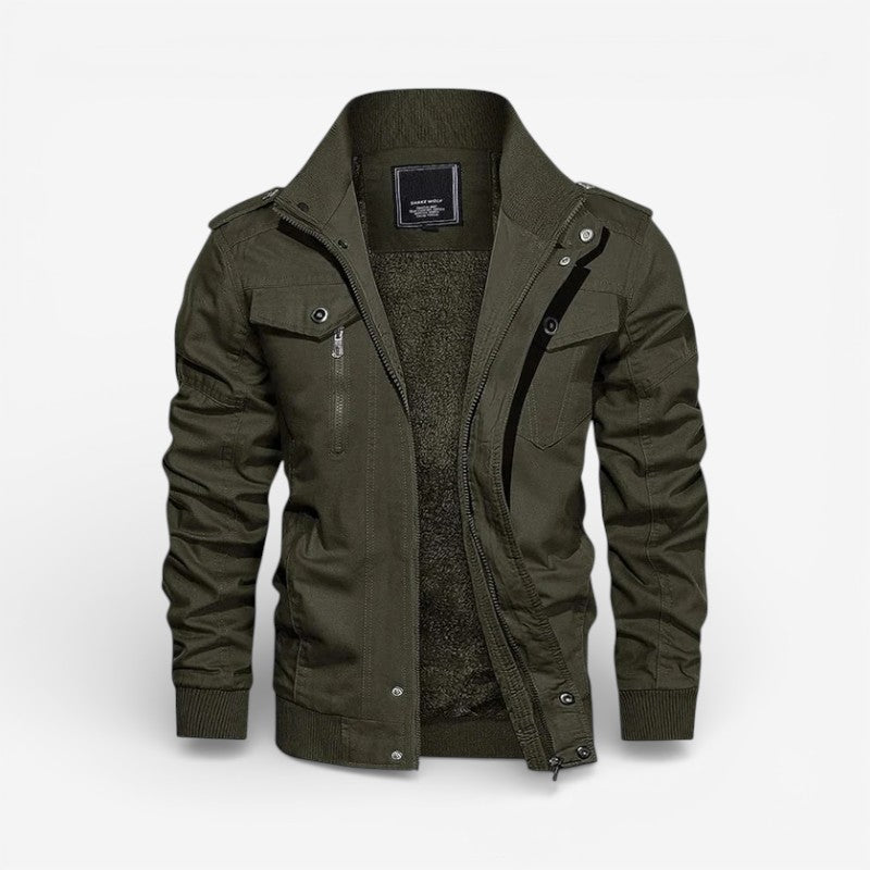 Jenson – Long Sleeve Jacket With Zipper And Pockets