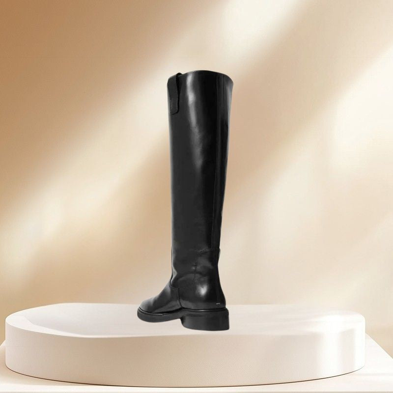 Bottes montantes pour femmes à talon bas