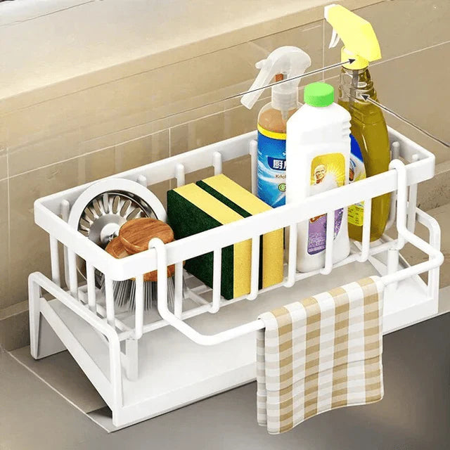 DryEase - Compact dish rack with removable drip tray