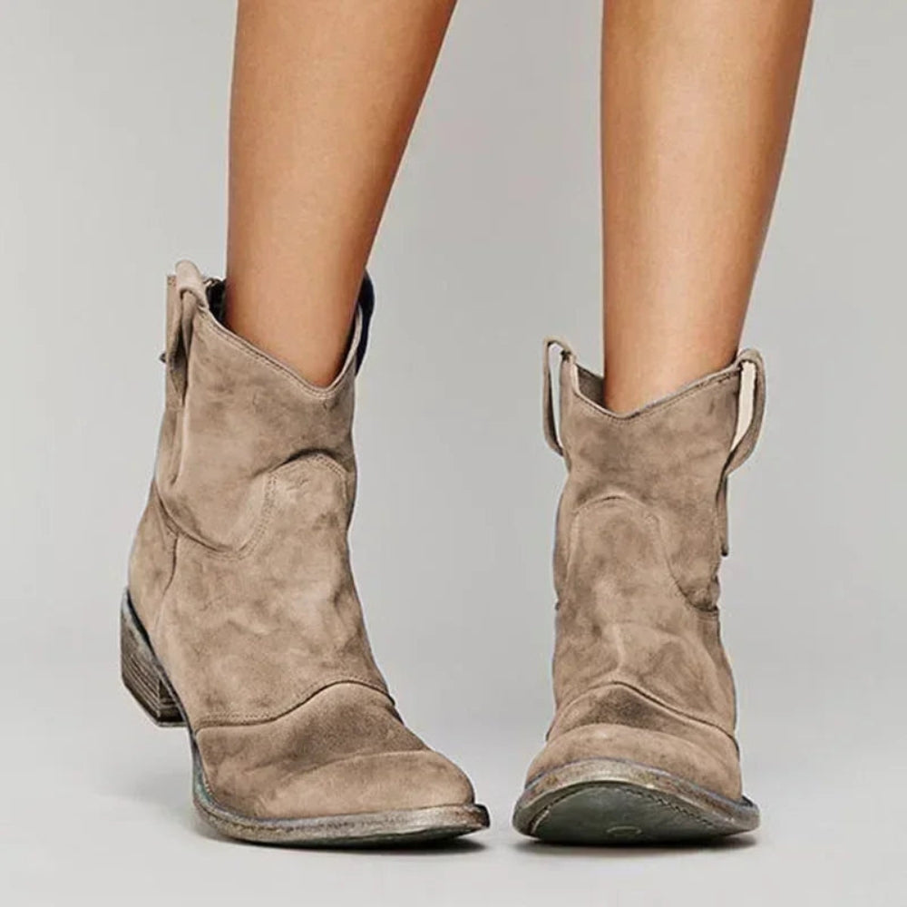 Tessa - Bottines classiques à enfiler avec coupe confortable