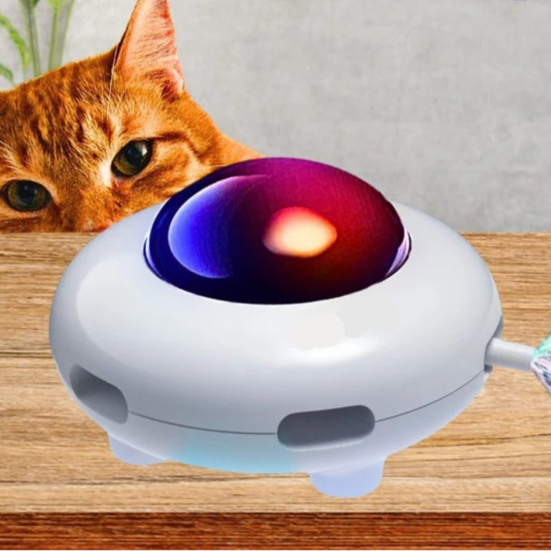 PurrWhirl – Gioco per Gatti con Velocità Regolabili e Design Ricaricabile USB