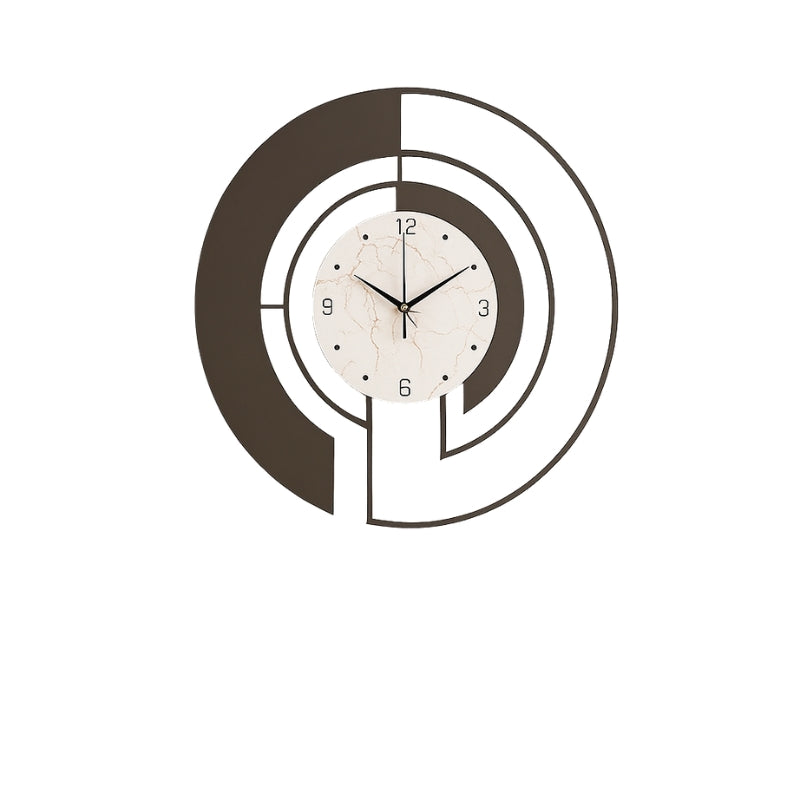 SerenityTick - Minimalistyczny zegar ścienny z cichym mechanizmem i prostym designem tarczy
