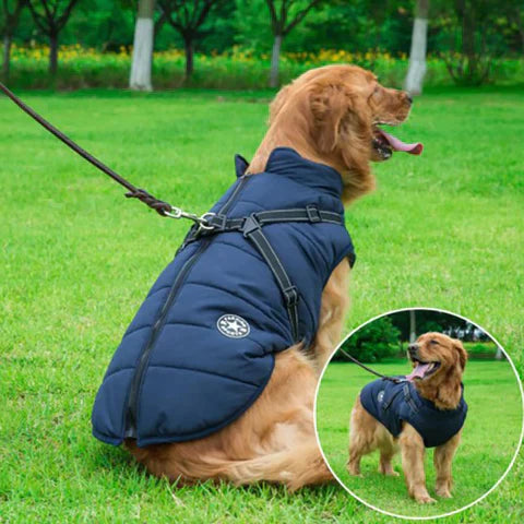 PawGuard - Full Body Protection Dog Coat with Built-in Harness for All-Weather Comfort