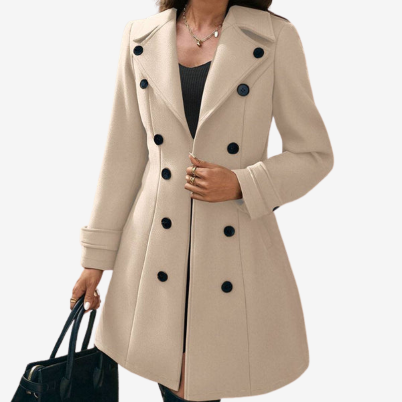 Rosa - Manteau à manches longues avec col à revers