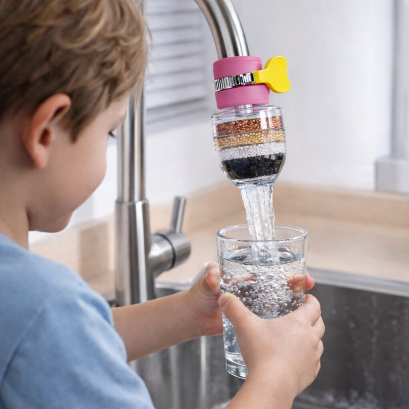 Filtro per acqua del rubinetto girevole a 360° per lavello da cucina